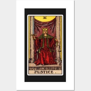 II. Justice Tarot Card Posters and Art